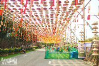 Đường hoa Home Hanoi Xuan 2022 rực rỡ đón du khách ghé thăm