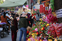 Chợ hoa Hàng Lược rộn ràng đón Tết Nhâm Dần 2022