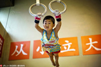 [ẢNH] Vận động viên nhí Trung Quốc đổi máu và nước mắt cho ‘giấc mơ vàng' Olympic