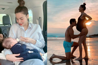 [ẢNH] Loạt biểu cảm ‘đốn tim’ của cặp song sinh nhà Hồ Ngọc Hà - Kim Lý và các quý tử nhà sao Việt