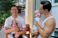 [ẢNH] Loạt biểu cảm ‘đốn tim’ của cặp song sinh nhà Hồ Ngọc Hà - Kim Lý và các quý tử nhà sao Việt