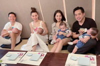 [ẢNH] Loạt biểu cảm ‘đốn tim’ của cặp song sinh nhà Hồ Ngọc Hà - Kim Lý và các quý tử nhà sao Việt