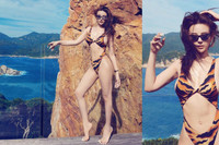 [ẢNH] Sao Việt chuộng mốt bikini khoét hông, xẻ cao khoe 3 vòng nóng bỏng