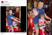 [ẢNH] Sao Việt mùa dịch: Tự Long đạp xe trong phòng, Trọng Tấn khoe vườn cây, dàn Hoa hậu mở studio tại gia