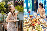 [ẢNH] Sao Việt mùa dịch: Tự Long đạp xe trong phòng, Trọng Tấn khoe vườn cây, dàn Hoa hậu mở studio tại gia