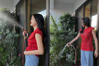 [ẢNH] Sao Việt mùa dịch: Tự Long đạp xe trong phòng, Trọng Tấn khoe vườn cây, dàn Hoa hậu mở studio tại gia