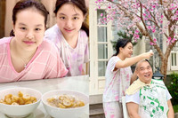 [ẢNH] Sao Việt mùa dịch: Tự Long đạp xe trong phòng, Trọng Tấn khoe vườn cây, dàn Hoa hậu mở studio tại gia