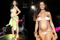 [ẢNH] ‘Nghẹt thở’ trước màn catwalk khi mang bầu của dàn người mẫu nóng bỏng