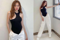 [ẢNH] Sao Việt chuộng mốt bikini khoét hông, xẻ cao khoe 3 vòng nóng bỏng