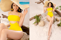 [ẢNH] Sao Việt chuộng mốt bikini khoét hông, xẻ cao khoe 3 vòng nóng bỏng