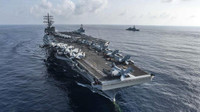 Siêu tàu sân bay USS Ronald Reagan được lệnh ở lại khu vực gần đảo Đài Loan
