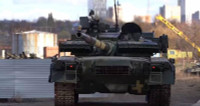 Đoàn chiến tăng quốc bảo T-80BV của Ukraine rầm rập tiến về Kherson