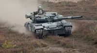 Đoàn chiến tăng quốc bảo T-80BV của Ukraine rầm rập tiến về Kherson