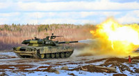 Xe tăng huyền thoại trang bị cho lực lượng đặc biệt được Nga điều tới biên giới Ukraine
