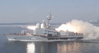 Nga phóng tên lửa diệt hạm siêu thanh P-270 Moskit nặng 4 tấn trên biển Nhật Bản