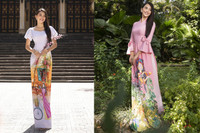 [ẢNH] Dàn Hoa hậu đọ sắc 'một chín một mười' với áo dài Tết Tân Sửu 2021