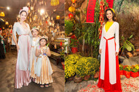 [ẢNH] Dàn Hoa hậu đọ sắc 'một chín một mười' với áo dài Tết Tân Sửu 2021