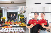 [ẢNH] Ngày vía Thần Tài: Sao Việt ‘chịu chơi’ mua 100 cây vàng, dâng mâm lễ hoành tráng 