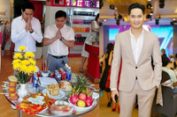 [ẢNH] Ngày vía Thần Tài: Sao Việt ‘chịu chơi’ mua 100 cây vàng, dâng mâm lễ hoành tráng 