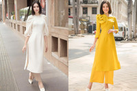 [ẢNH] Dàn Hoa hậu đọ sắc 'một chín một mười' với áo dài Tết Tân Sửu 2021