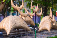 [ẢNH] Linh vật trâu hiện diện trong đời sống văn hoá Tết Tân Sửu các địa phương