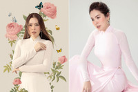 [ẢNH] Dàn Hoa hậu đọ sắc 'một chín một mười' với áo dài Tết Tân Sửu 2021