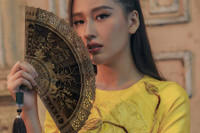 [ẢNH] Hoa hậu Mai Phương Thúy: Diện áo dài cách tân, bỡ ngỡ trong lần đầu đón Tết xa nhà 