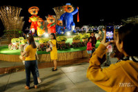 [ẢNH] Linh vật trâu hiện diện trong đời sống văn hoá Tết Tân Sửu các địa phương