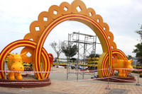 [ẢNH] Linh vật trâu hiện diện trong đời sống văn hoá Tết Tân Sửu các địa phương