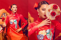 [ẢNH] Dàn Hoa hậu đọ sắc 'một chín một mười' với áo dài Tết Tân Sửu 2021