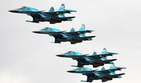 Ukraine tuyên bố bắn rơi chiến đấu cơ Su-34 Nga ngay khi đang thả bom lượn
