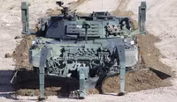 Thiết giáp phá mìn đặc biệt Leopard 2R 'thúc thủ' trước hỏa lực Nga
