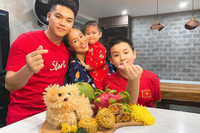 [ẢNH] Nhóc tỳ nhà sao Việt đêm Trung thu ý nghĩa an toàn phòng dịch Covid-19