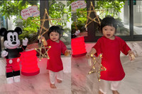 [ẢNH] Nhóc tỳ nhà sao Việt đêm Trung thu ý nghĩa an toàn phòng dịch Covid-19