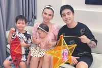 [ẢNH] Nhóc tỳ nhà sao Việt đêm Trung thu ý nghĩa an toàn phòng dịch Covid-19