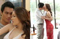 [ẢNH] Những nụ hôn màn ảnh ‘nóng mắt’ của Mạnh Trường với bạn diễn 