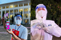 [ẢNH] Trung thu đặc biệt của sao: Phương Thanh hát ở khu điều trị Covid-19, Quỳnh Nga ‘hoá’ chị Hằng xinh đẹp 