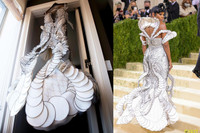 [ẢNH] Mãn nhãn với những kiệt tác váy độc - đẹp - lạ tại đại tiệc Met Gala 2021 