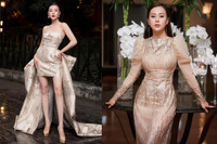 [ẢNH] Hương vị tình thân: Nam (Phương Oanh) ‘lột xác’ ra dáng dâu trưởng nhà họ Hoàng 