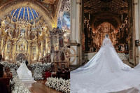 [ẢNH] Đám cưới đẹp như mơ của ‘thiên thần nội y’ và con trai Phó Tổng thống Ecuador 