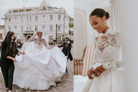 [ẢNH] Đám cưới đẹp như mơ của ‘thiên thần nội y’ và con trai Phó Tổng thống Ecuador 