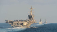 Tàu sân bay hạt nhân Mỹ lần đầu ra khơi theo lệnh nữ hạm trưởng