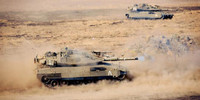 'Vua tăng' Merkava IV Israel bất ngờ nã đạn vào Syria