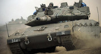 'Vua tăng' Merkava IV Israel bất ngờ nã đạn vào Syria