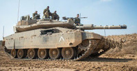 'Vua tăng' Merkava IV Israel bất ngờ nã đạn vào Syria