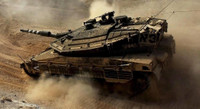 'Vua tăng' Merkava IV Israel bất ngờ nã đạn vào Syria