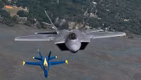 [ẢNH] Mài tóe lửa đường băng khi hạ cánh khẩn, tiết lộ thiết kế lạ của F-22 Raptor