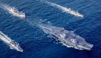 [ẢNH] Tàu sân bay Anh áp sát căn cứ Tartus của Nga ở cự ly ‘có thể tấn công’