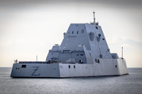 [ẢNH] Chiến hạm siêu dị của Mỹ lần đầu phóng thành công tên lửa ‘sát thủ’