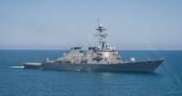 Chiến hạm Mỹ mang tên lửa Tomahawk đến biển Đen giữa lúc tình hình Ukraine căng thẳng